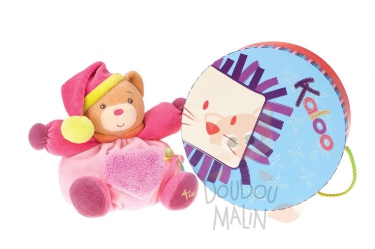  pop ours rose violet miroir coeur 