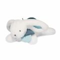  - happy - peluche lapin pop bleu 25 cm 