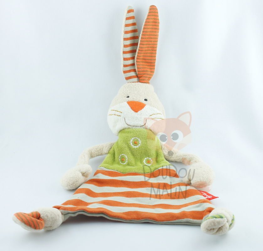  plat lapin vert orange beige 