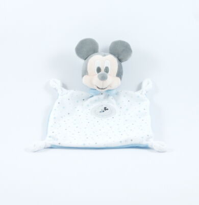 mickey souris plat blanc bleu 20 cm 