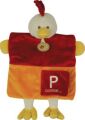  marionnette alphabet p comme poule rouge jaune orange 