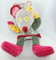  patchwork marionnette souris gris jaune violet 