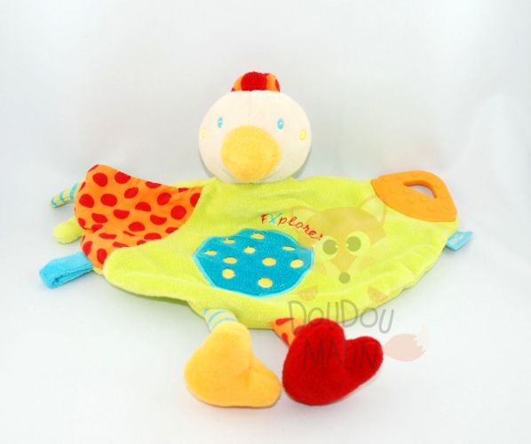  explorer oiseau vert orange bleu rouge 