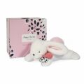  - happy - peluche lapin blush rose 25 cm 