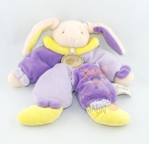  noeud lapin violet jaune fleu 