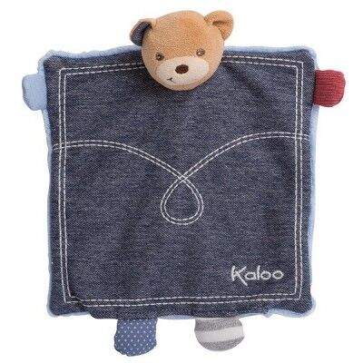 blue denim marionnette ours ourson trésor  bleu jean 
