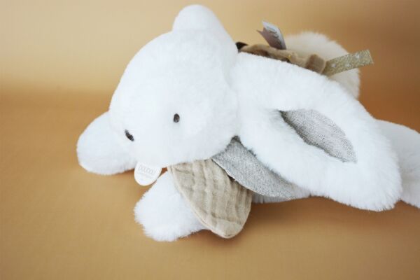  - happy - peluche lapin wild beige 25 cm 