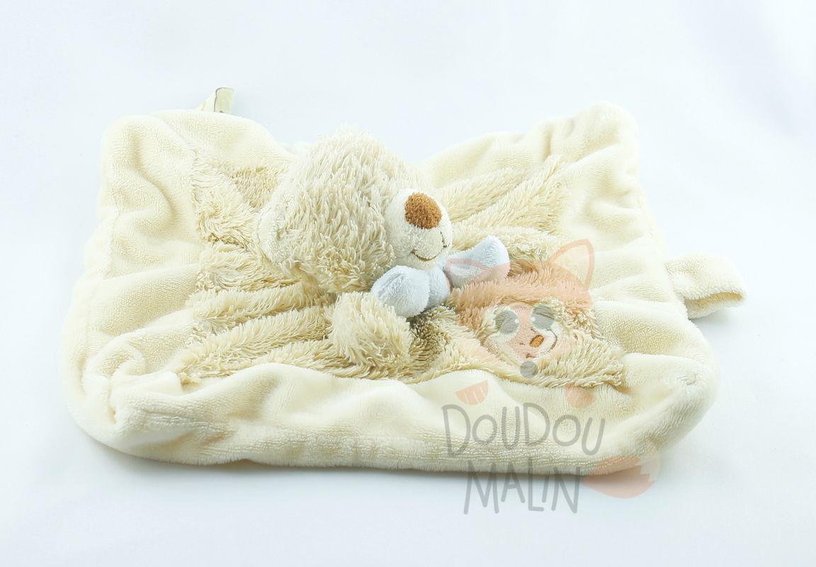  plat ours beige bleu 