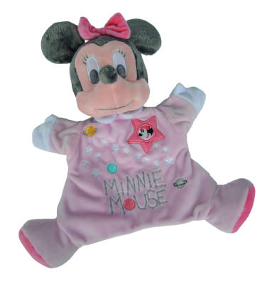  minnie mouse marionnette souris rose étoile planète 