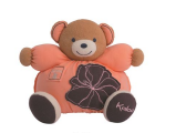  sweet life peluche medium ours orange volet fleur 