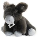  signature peluche âne graphite gris 