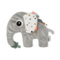 elphee léléphant plat attache-sucette gris 25 cm 