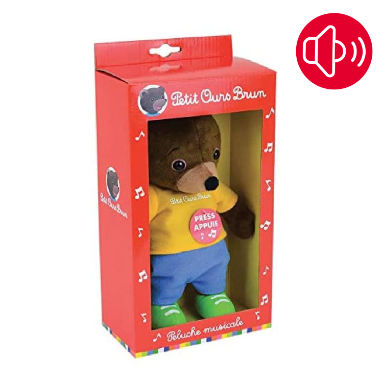 PELUCHE MUSICALE OURSON - BEAR –