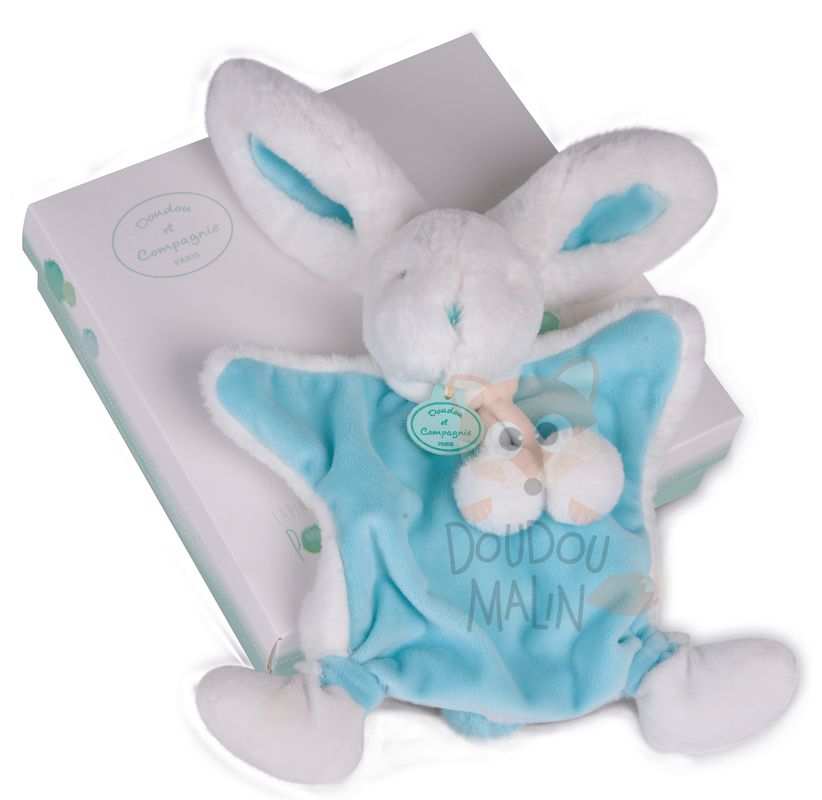 Peluche Doudou et Compagnie Lapin de Sucre Vert amande - Doudou - Achat