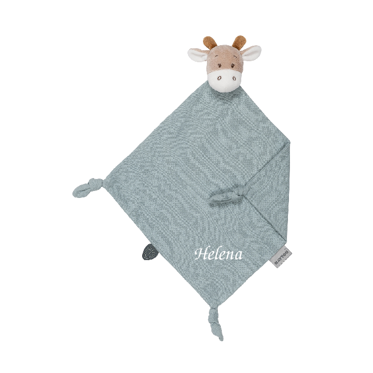 Lot de 2 maxi langes en coton Jungle (120 x 120 cm) - Bleu - - 37.90