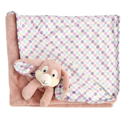 Cubbies maxi blanket rabbit pink 80 cm 