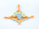  plat éléphant bleu orange 