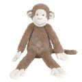  - mickey singe - peluche marron 25 cm 
