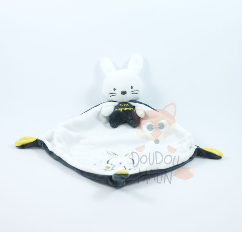 Mots D Enfants Mots D Enfants Doudou Plat Lapin Blanc Mots D Enfants Mots D Enfants Doudou Plat Lapin Blanc