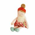  - demoiselle vintage - coquelicot rouge 30 cm 