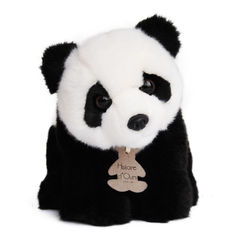 Peluche doudou grand ours noir blanc panda geant Nicotoy A599 - Nicotoy