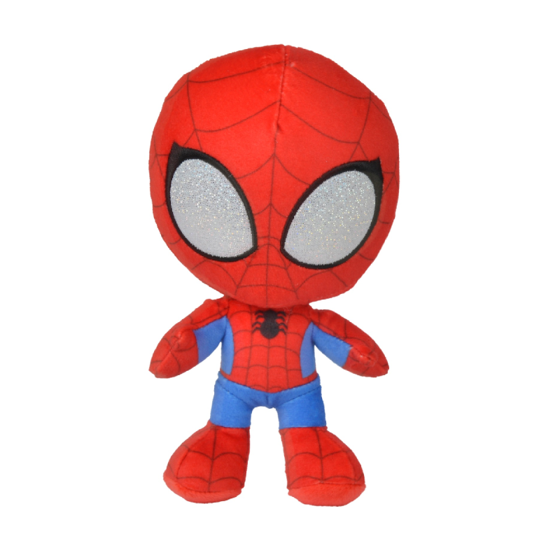 Nicotoy Marvel Peluche Bébé Spiderman rouge 17 cm