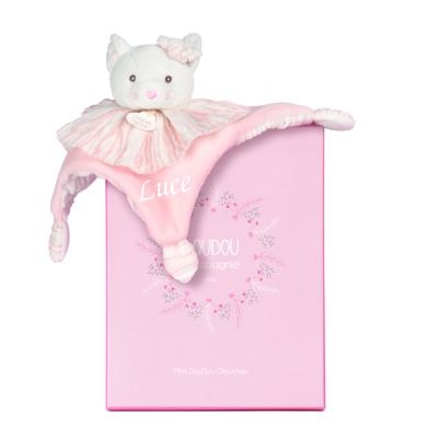  - chouchoux - comforter cat pink 22 cm 