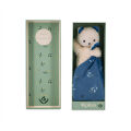  - carré douceur - ours bleu noctambule 17 cm 