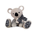  - copains câlins - peluche koala gris 25 cm 