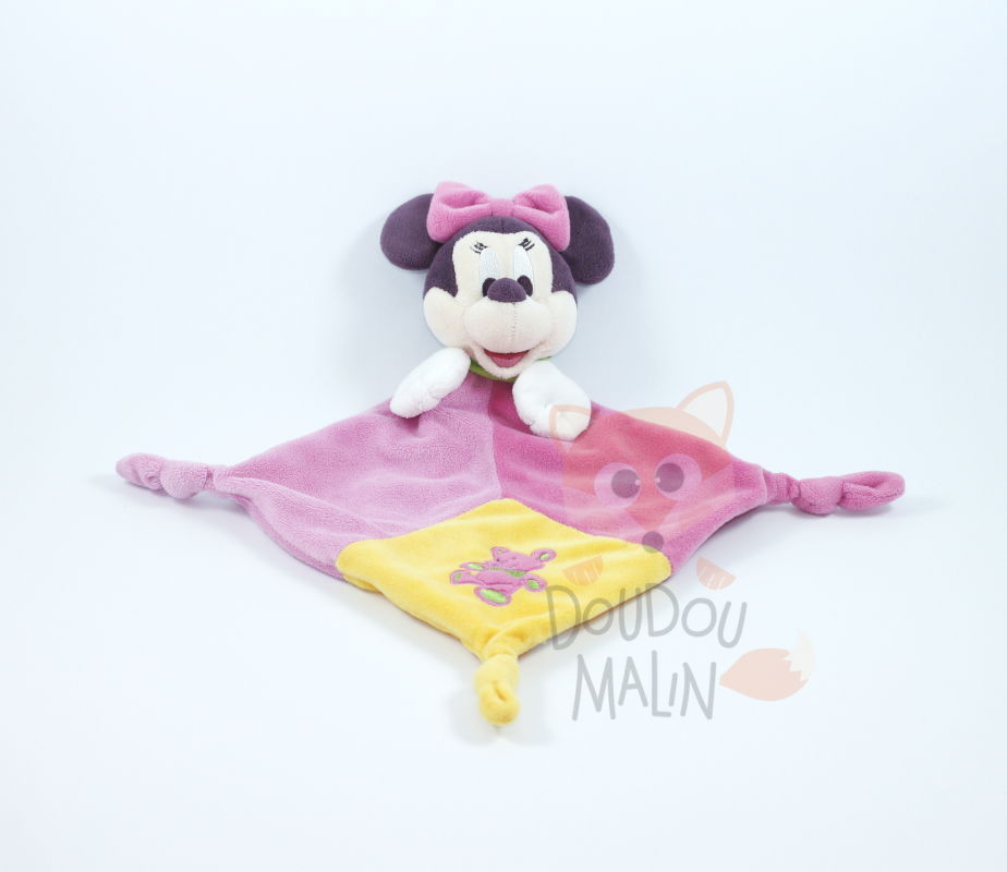  minnie souris plat rose jaune ours 