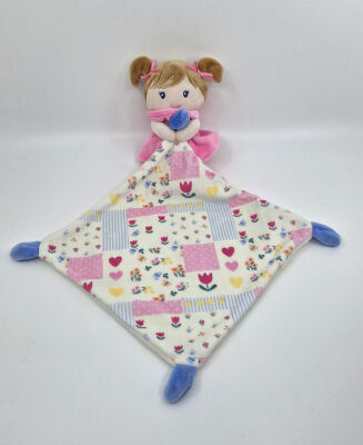  - doll girl pink flower 30 cm 