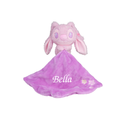  - stitch angel - peluche avec rose 35 cm 