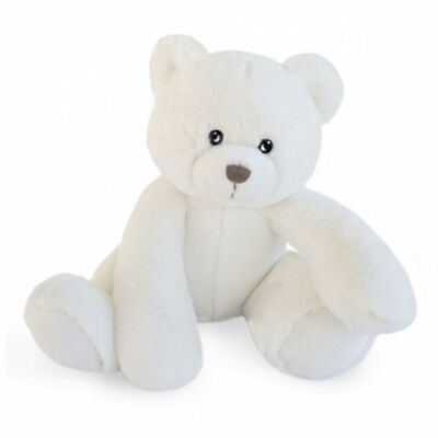  - peluche ours oscar blanc 35 cm 