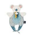  - les petits fûtés - marionnette yoca koala bleu 30 cm 