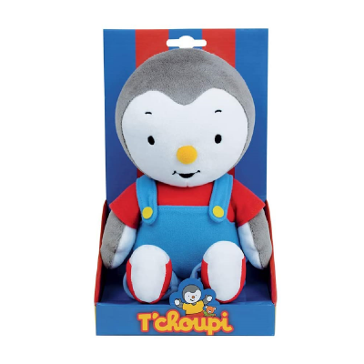 tchoupi pingouin peluche boîte cadeau 30 cm 