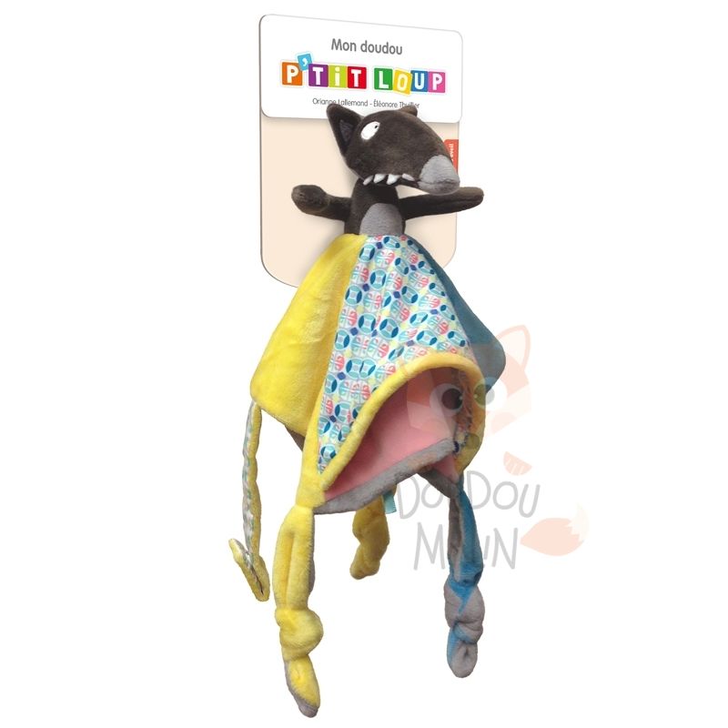 Autre Baby Comforter Wolf Yellow