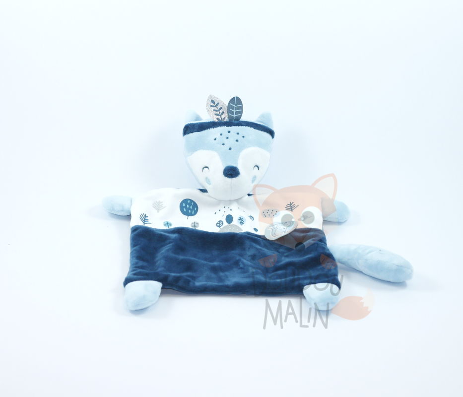 doudou renard bleu