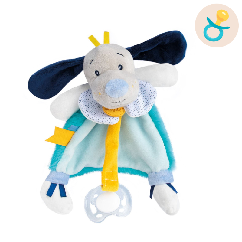 Doudou Lucien Le Chien - Peluche Douce Et Rassurante Pour Bébé - Lavable à 30°C - Idéal Dès La Naissance