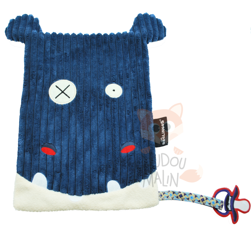 Zaino Les Déglingos Hippipos 32 Cm: Ippopotamo Grigio Per Bambina, Pratico E Riflettente Per La Scuola - 2