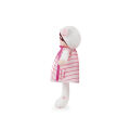  tendresse poupée rose robe rayée 25 cm 