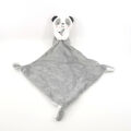  mouchoir panda blanc gris 30 cm 