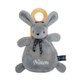  - lapin dorlotin - gris 25 cm 