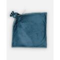  - tiga stegi et ops - couverture dinosaure triceratops bleu 50 x 50 cm 