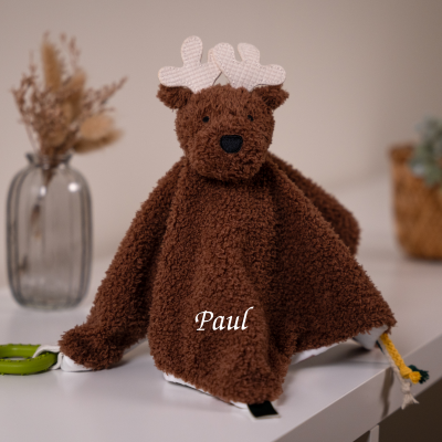 Little big friends - bruce lélan - plat marron 25 cm 