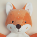  césar renard orange blanc 30 cm 