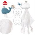  - comforter whale blue white 34 cm 