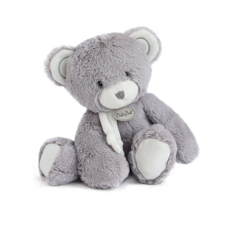 Paris Prix Peluche Enfant Ours 90cm Blanc & Gris pas cher 