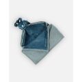  - tiga stegi et ops - couverture dinosaure triceratops bleu 50 x 50 cm 