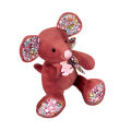  - copains câlins - peluche souris terracotta 25 cm 