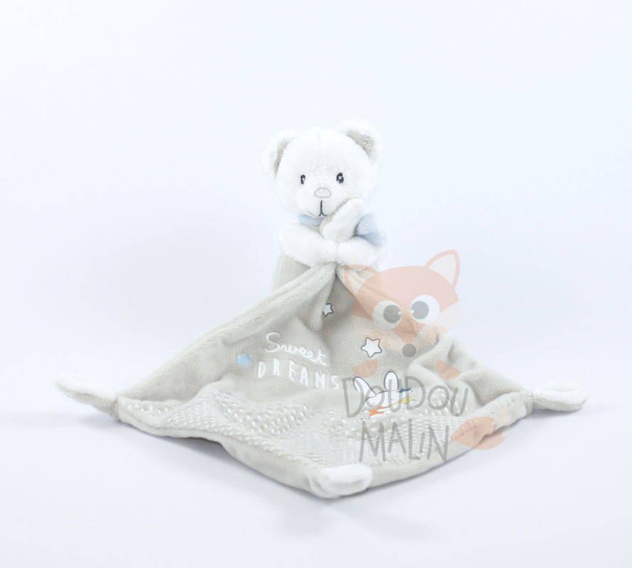  baby comforter bear beige sweet dreams 
